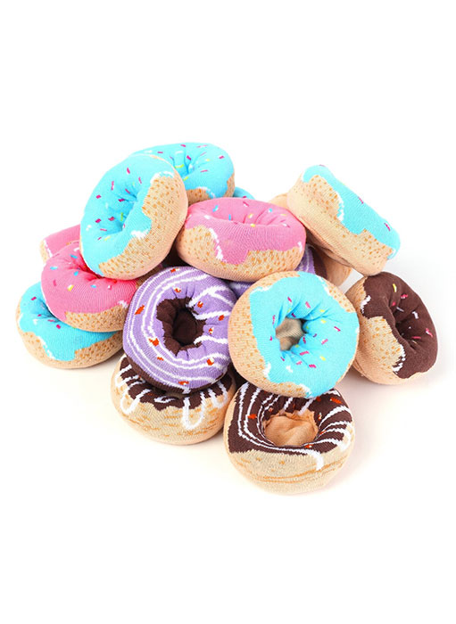 Chocolate Glazed Donut Socks